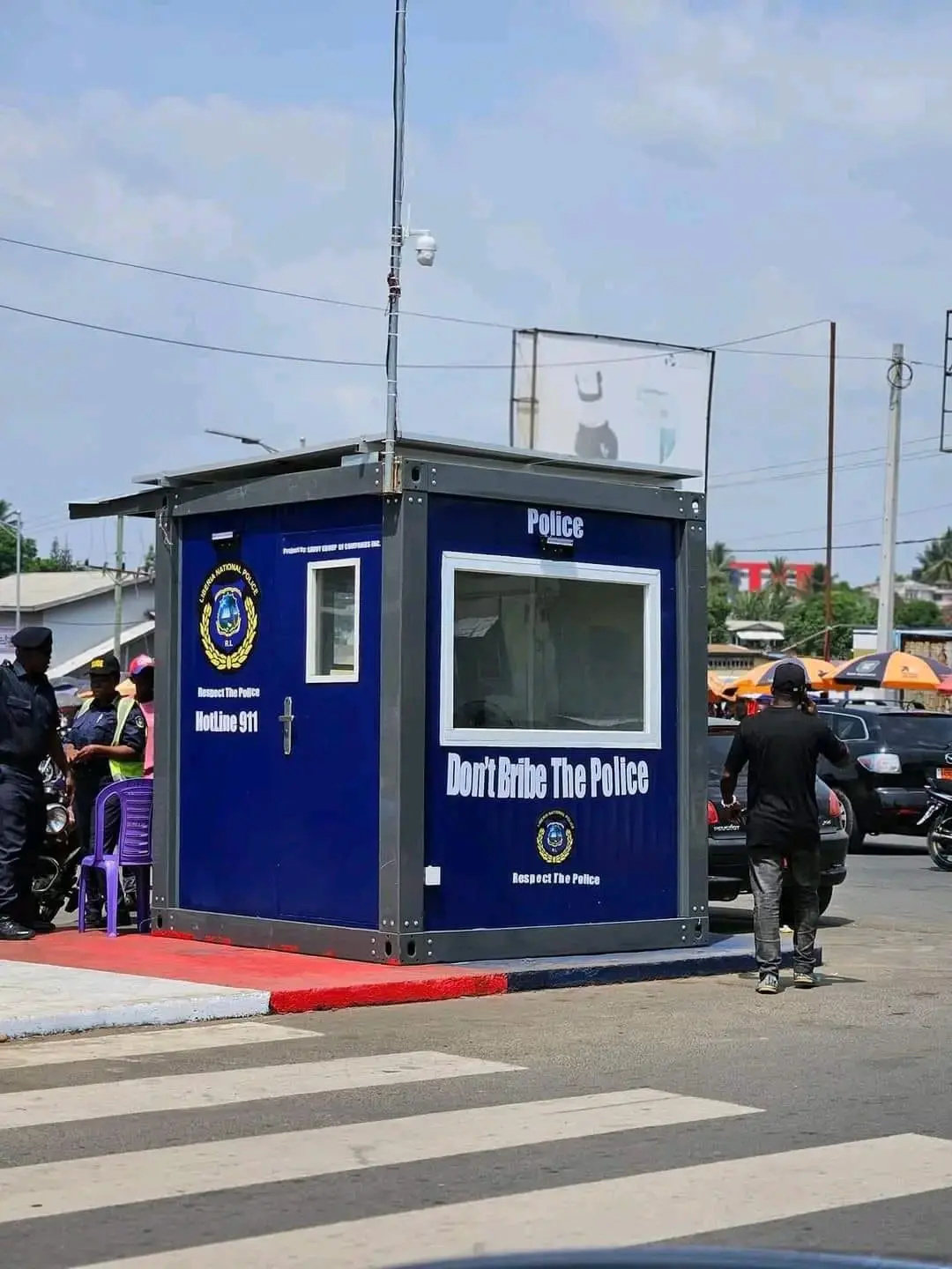 Smart Police Booth - Modern security checkpoint facility